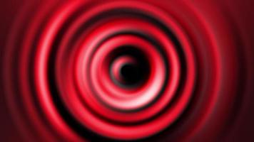 Loop red radial circle blurred animation abstract background video