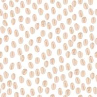 Seamless cornflakes pattern. Vector seamless pattern, hand drawn illustration. Oat flakes seamless background.