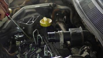 Mechanic Repairing Car in Repair Shop video