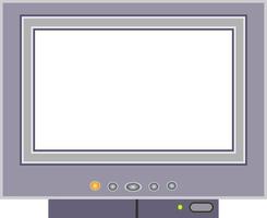 Simple Computer Screen Monitor Border vector