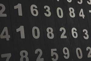 Background of numbers. from zero to nine. Finance data concept. Mathematic. Seamless pattern with numbers. financial crisis concept. Business success. photo