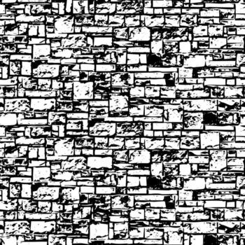 Rustic cracked vector texture with many cracks and scratches. Abstract background. Broken and damaged surface. Aged backdrop. Vector graphic illustration with transparent white.