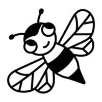 Trendy Bumblebee Concepts vector