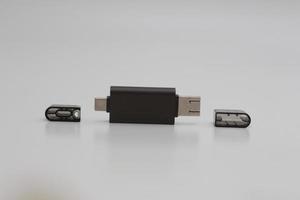 a close up of multifunction USB OTG adapter photo