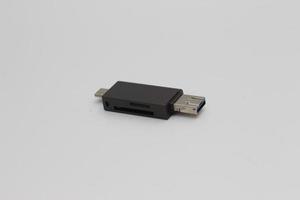 a close up of multifunction USB OTG adapter photo