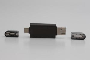 a close up of multifunction USB OTG adapter photo