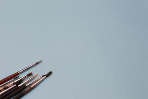 a close up of a painting brush photo