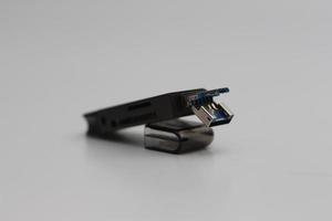 a close up of multifunction USB OTG adapter photo