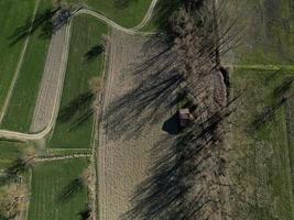 cultivado campos de borghetto di borberas Piamonte Italia pueblo aéreo ver panorama paisaje foto