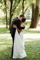 the first meeting of the bride and groom photo