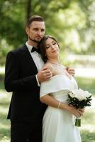 the first meeting of the bride and groom photo