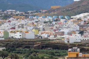 Mountainous centre of the island of Gran Canaria in the Atlantic Ocean photo