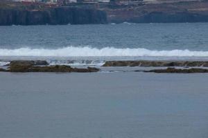 isla de gran canaria en el atlántico Oceano foto