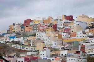 Working class neighbourhood in the city of Las Palmas de Garn Canarias photo