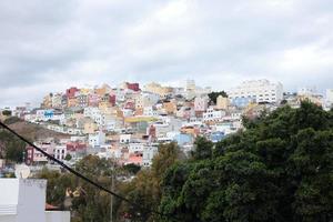 Working class neighbourhood in the city of Las Palmas de Garn Canarias photo