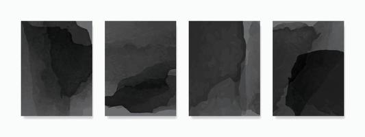 negrita y moderno grande negro resumen pared Arte . esta texturizado pared Arte caracteristicas sorprendentes negro tonos y es Por supuesto a hacer un impacto en ninguna habitación. vector