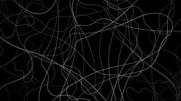 Gradient abstract background featuring monochrome tangled lines. The dynamic interplay of lines creates a captivating blend that adds depth and dimension to your design vector