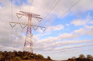 Electrical power pylons photo