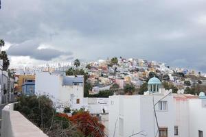 Working class neighbourhood in the city of Las Palmas de Garn Canarias photo