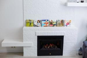 portraits of a little girl on a canvas photo