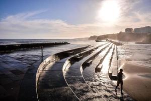 Scenic coastal view photo