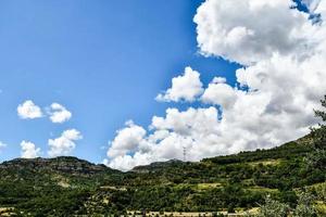 Scenic mountain landscape photo