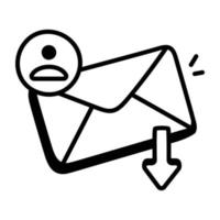 Trendy Inbox Concepts vector