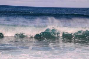 Waves in the ocean photo