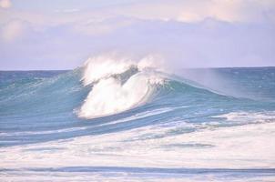 olas en el Oceano foto