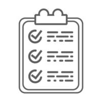 Checklist paper with pen. Clipboard checklist Checkbox form with pencil. check list icon. to do list, questionnaire survey checklist. Control list Notepad complete tasks. checkmarks todo plan tasks. vector