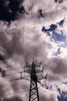 Electrical power pylons photo