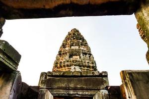 Ancient Buddhist temple in Asia photo