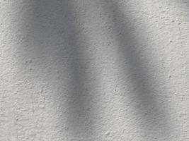 Leaves shadow background on concrete wall texture, leaves tree branches shade with sunlight photo