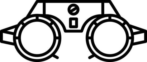 Eyesight, frame, ophthalmology vector icon on transparent background. Outline Eyesight, frame, ophthalmology vector icon