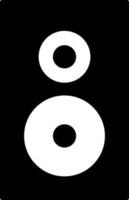 Speaker, icon. Element of simple icon for websites, web design, mobile app, infographics. Thick line icon for website design and development, app development on white background vector