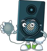 Cartoon character of sound system vector