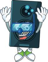 Cartoon character of sound system vector