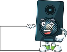 Cartoon character of sound system vector