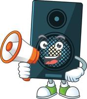 Cartoon character of sound system vector