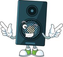 Cartoon character of sound system vector