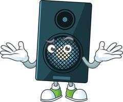 Cartoon character of sound system vector