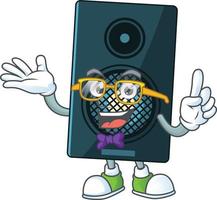 Cartoon character of sound system vector