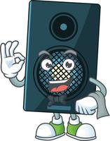 Cartoon character of sound system vector