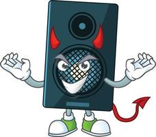 Cartoon character of sound system vector