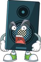 Cartoon character of sound system vector