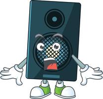 Cartoon character of sound system vector