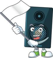 Cartoon character of sound system vector