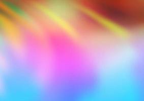 Light Multicolor, Rainbow vector blurred bright background.