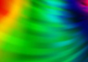 Light Multicolor, Rainbow vector blurred shine abstract background.