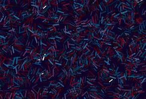 Dark blue, red vector texture with colorful lines.